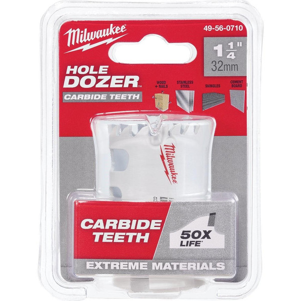 49-56-0710 Milwaukee HOLE DOZER 1-1/4 In. Hole Saw with Carbide Teeth