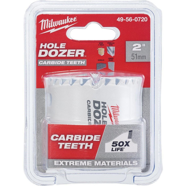 49-56-0720 Milwaukee HOLE DOZER 2 In. Hole Saw with Carbide Teeth