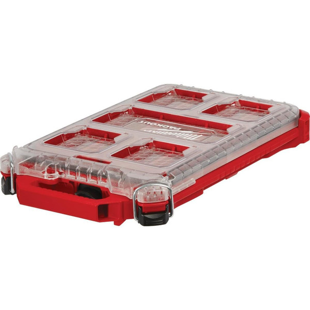 48-22-8436 Milwaukee PACKOUT Compact Lo-Profile Small Parts Organizer with 5 Bins