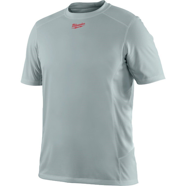414G-M Milwaukee Workskin Medium Gray Short Sleeve Men's Lightweight Performance Shirt