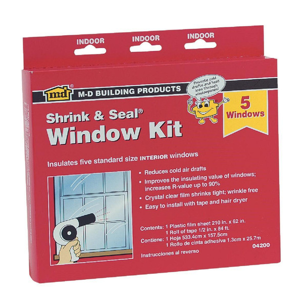 04200 M-D  210 In. x 62 In. Indoor Window Insulation Kit