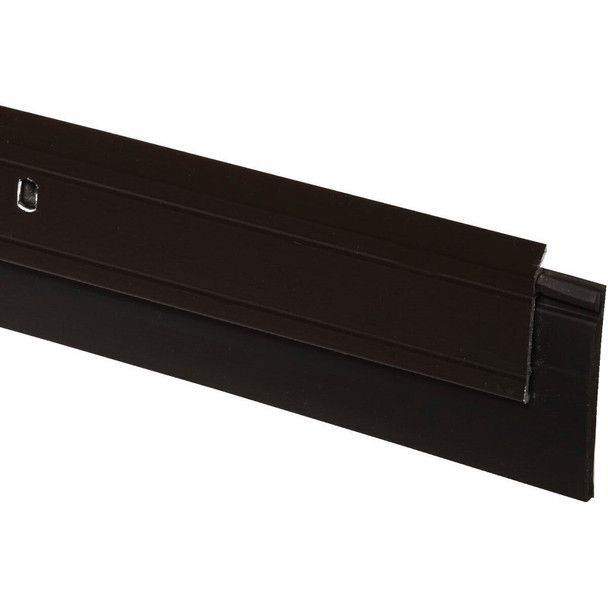 05652 M-D 2 In. W. x 36 In. L. Bronze Heavy-Duty Aluminum And Vinyl Door Sweep