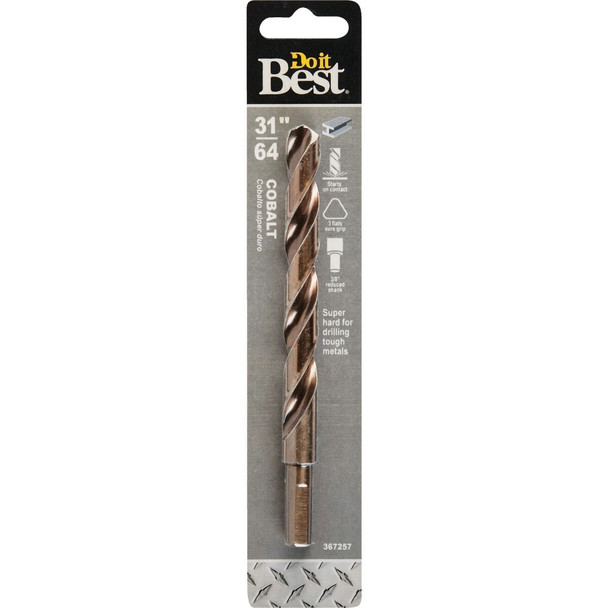 251431DB 31/64 In. Cobalt Drill Bit