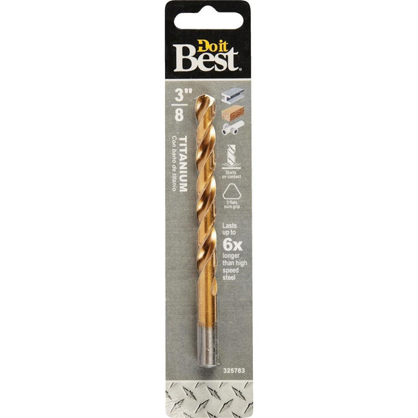 220391DB 3/8 In. Titanium Drill Bit