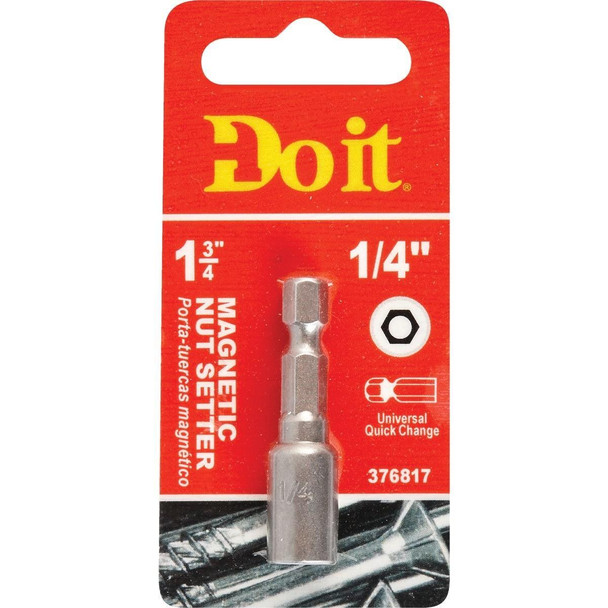 312241DB 1/4 In. x 1-5/8 In. Magnetic Nutdriver Bit