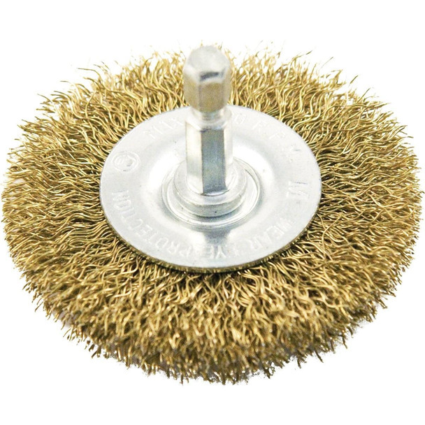322201DB 4 In. Mounted, Fine Drill-Mounted Wire Wheel