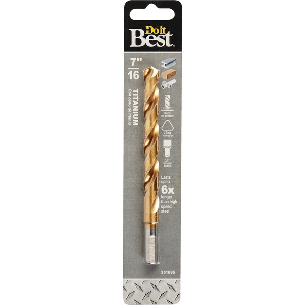 220711DB 7/16 In. Titanium Drill Bit