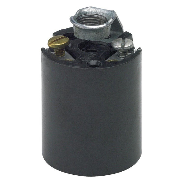 L00-03352-008 Keyless Medium Base Brown Lamp Socket