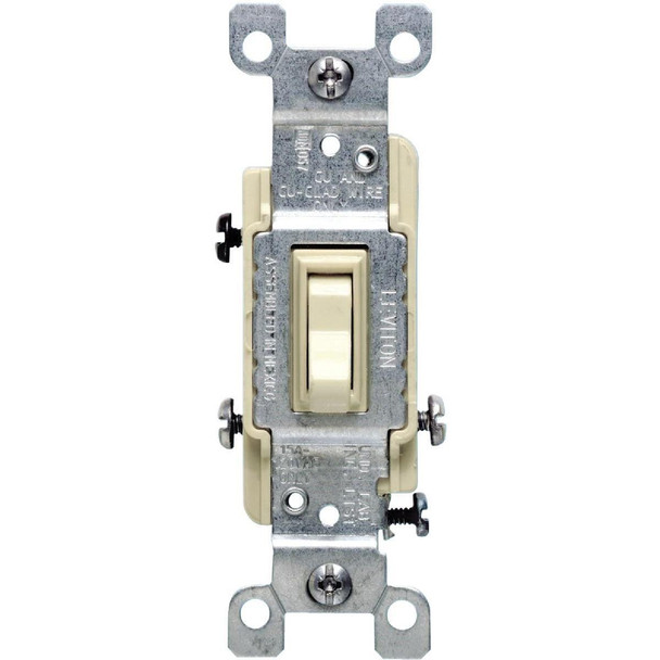 C21-01453-02I Ivory 15A Grounding Quiet 3-Way Switch
