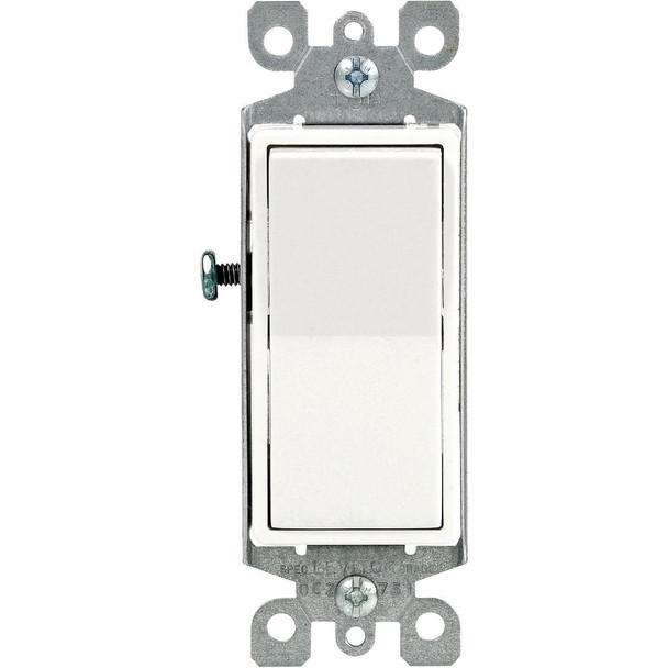 042-05604-02W Leviton Residential 15A White Grounded 4-Way Switch