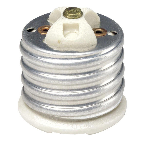 000-08681 Leviton Mogul to Medium Base 660W White Porcelain Socket Reducer