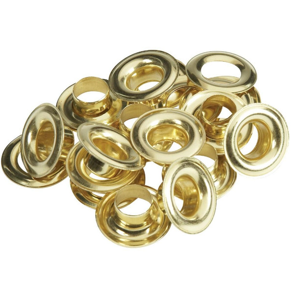 1074-4 Lord & Hodge 1/2 In. Brass Grommet Refills (12 Ct.)