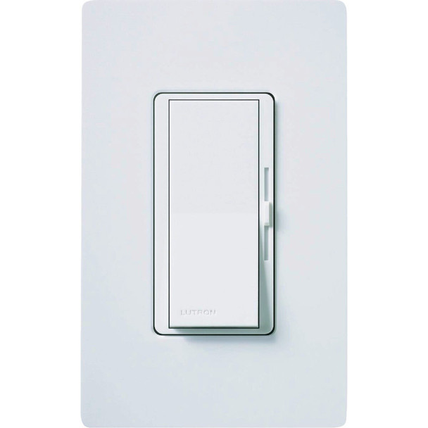 DVWCL-153PH-WH Lutron Diva Incandescent/Halogen/LED/CFL White Slide Dimmer Switch