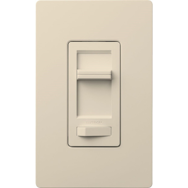 LECL-153PH-LA Lutron Lumea Incandescent/Halogen/LED/CFL Light Almond Slide Dimmer Switch