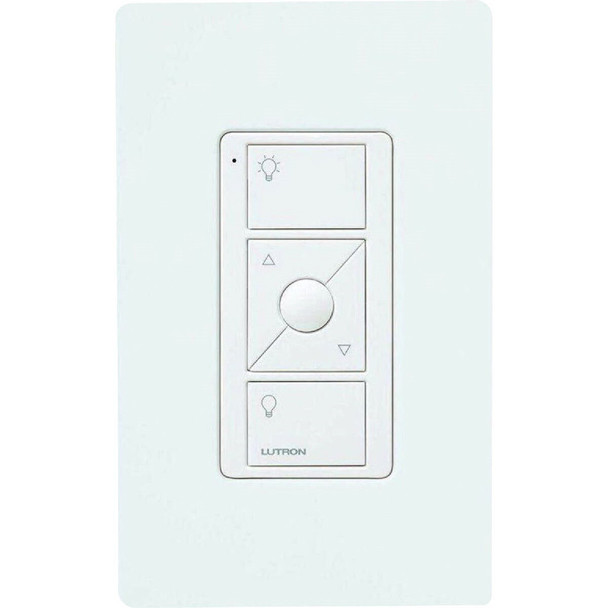 PJ2-WALL-WH-L01 Lutron Pico 30 Ft. Range 3V White Dimmer Remote Control