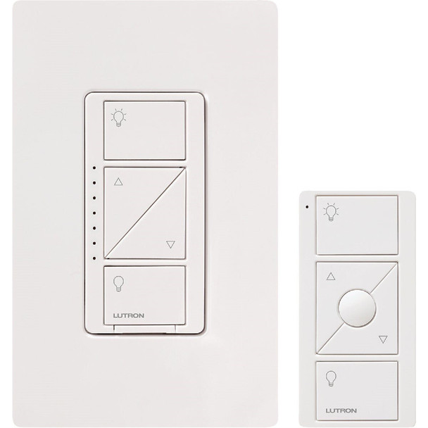 P-PKG1W-WH Lutron Caseta White 120V 1.25A Wireless Dimmer