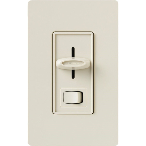 SCL-153PH-LA Lutron Skylark Incandescent/Halogen/LED/CFL Light Almond Slide Dimmer Switch