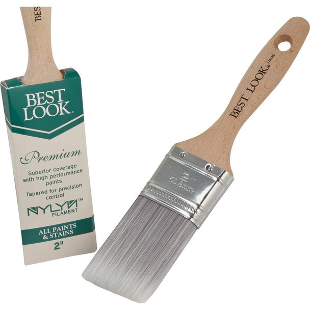 DIB 436-200 Best Look Premium 2 In. Flat Nylyn Paint Brush