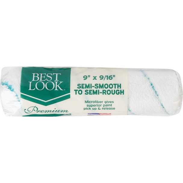 DIB RC 74-900 Best Look Premium 9 In. x 9/16 In. Microfiber Roller Cover