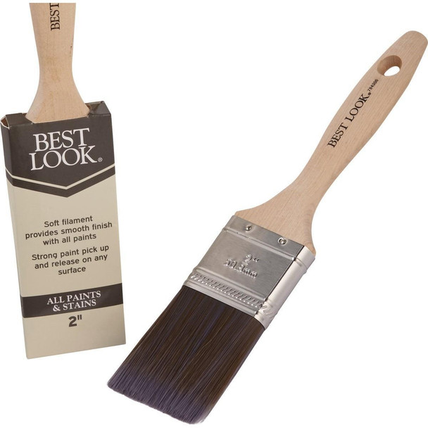 784306 Best Look 2 In. Flat Polyester Paint Brush