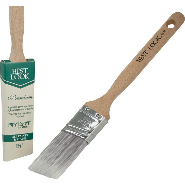 DIB 422-150 Best Look Premium 1.5 In. Angle Nylyn Paint Brush