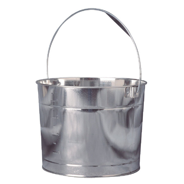 M05Q0005012 Leaktite 5 Qt. Silver Metal Pail