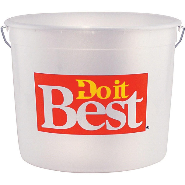10QDIB12012 10 Qt. White Polysteel Pail