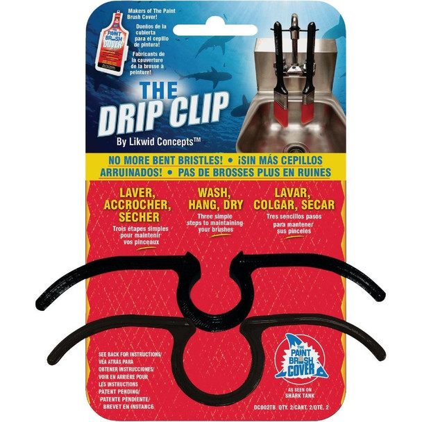 DC002TB Likwid Concepts The Drip Clip Brush Clip (2 Count)