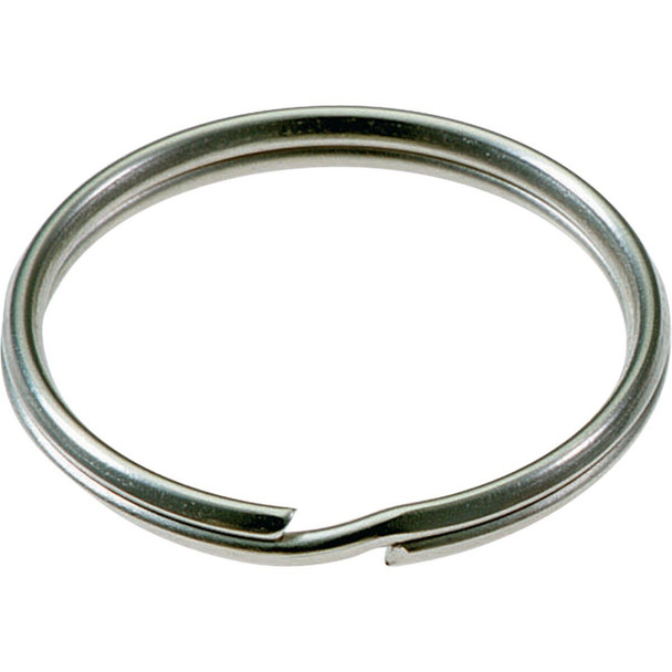 76000 Lucky Line Tempered Steel Nickel-Plated 1/2 In. Key Ring (100-Pack)