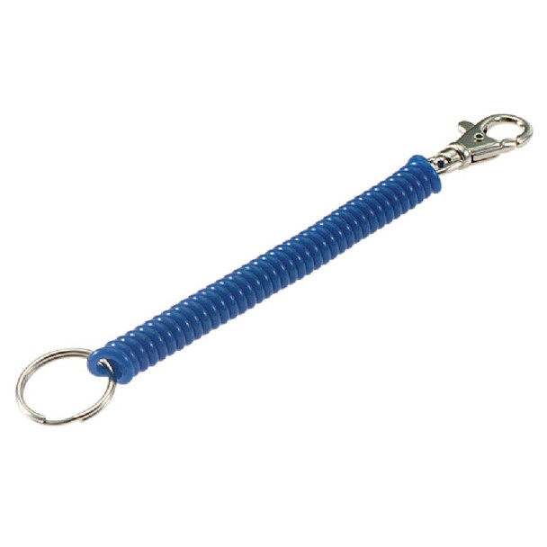 41301 Lucky Line C-Clip Tempered Steel Mini Designer Coil Key Chain