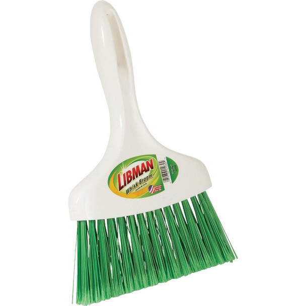 1030 Libman 8 In. Poly Whisk Broom, Green Bristles