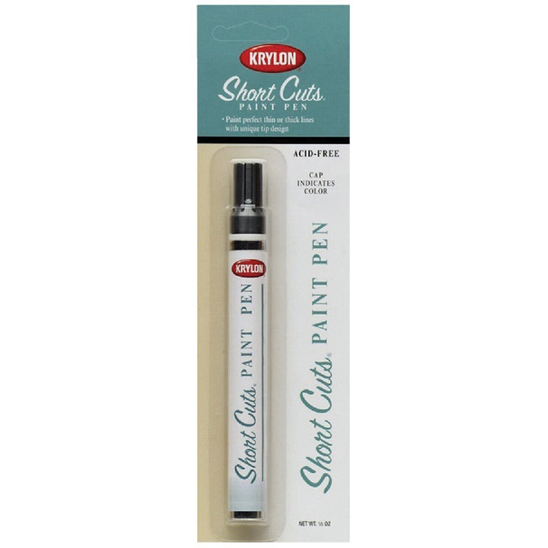 SCP-914 Krylon Short Cuts 1/3 Fl Oz Black Gloss Paint Pen