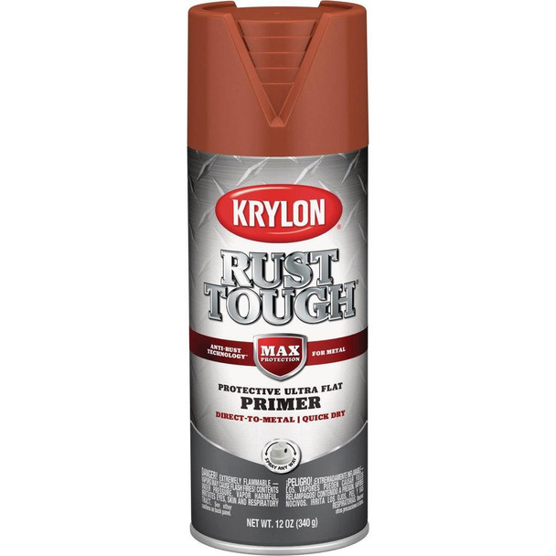 K09204008 Krylon Rust Tough Red oxide 12 Oz. All-Purpose Spray Paint Primer