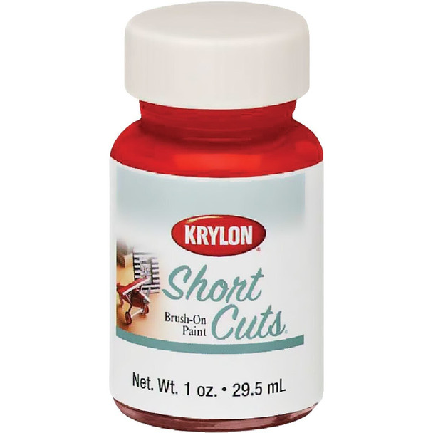 SCB-005 Krylon Short Cuts Red Pepper High Gloss 1 Fl. Oz. Hobby Paint