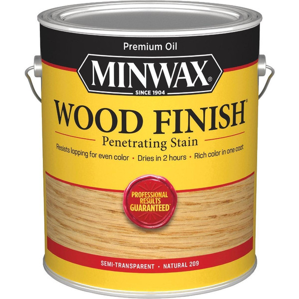 71000000 Minwax Wood Finish Penetrating Stain, Natural, 1 Gal.