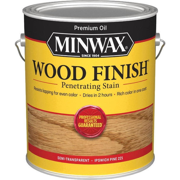 71004000 Minwax Wood Finish Penetrating Stain, Ipswich Pine, 1 Gal.