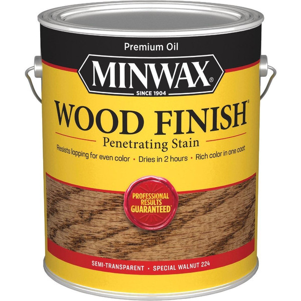 71006000 Minwax Wood Finish Penetrating Stain, Special Walnut, 1 Gal.