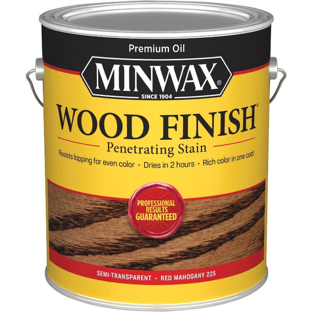 71007000 Minwax Wood Finish Penetrating Stain, Red Mahogany, 1 Gal.