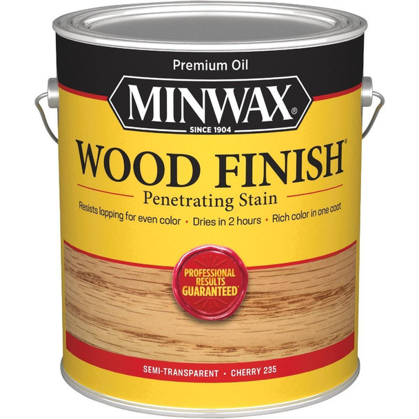 71009000 Minwax Wood Finish Penetrating Stain, Cherry, 1 Gal.