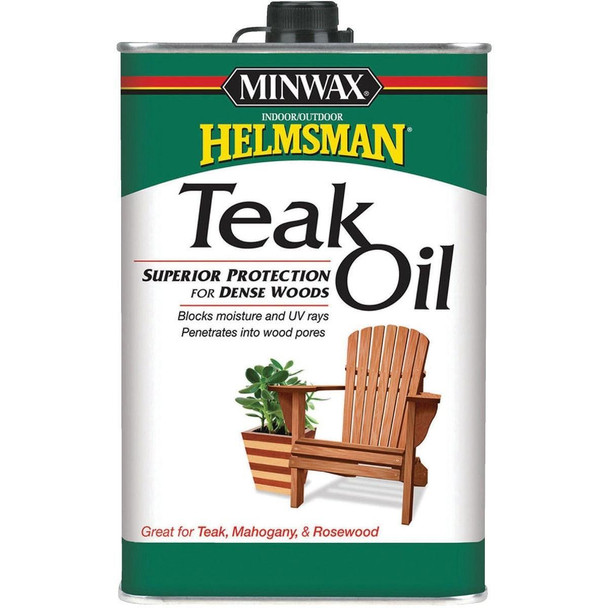 671004444 Minwax Helmsman 1 Qt. Teak Oil Finish