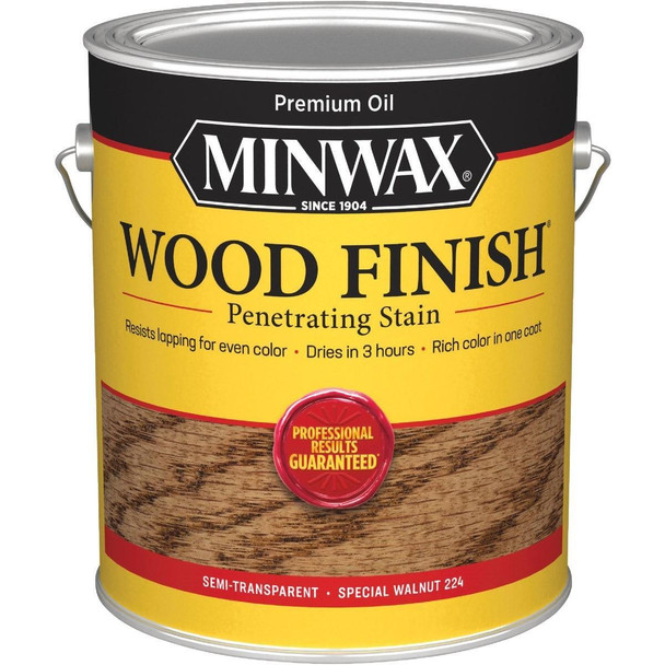 710760000 Minwax Wood Finish VOC Penetrating Stain, Special Walnut, 1 Gal.
