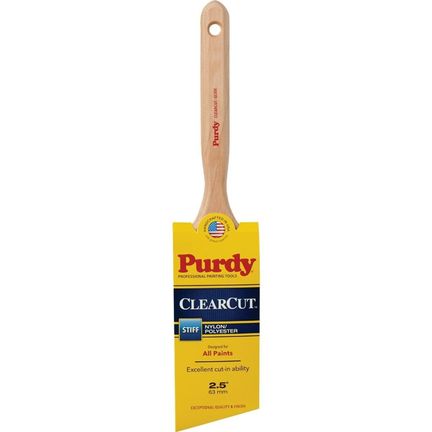 144152125 Purdy Clearcut Glide 2-1/2 In. Angular Trim Stiff Paint Brush