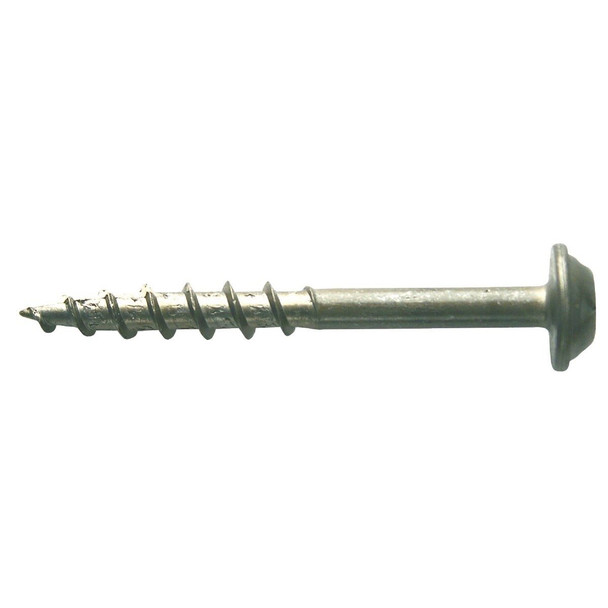 SML-C150 - 100 Kreg #8 1-1/2 In. Coarse Maxi-Loc Washer Head Zinc Pocket Hole Screw (100 Ct.)