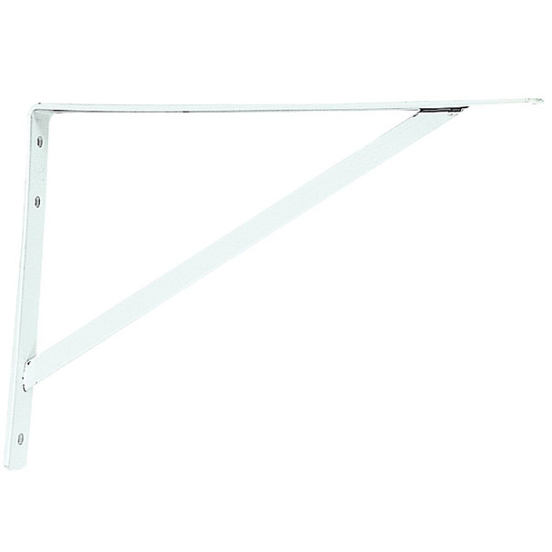208 WH 400 Knape & Vogt 208 Series 16 In. D. x 10 In. H. White Super Duty L-Bracket