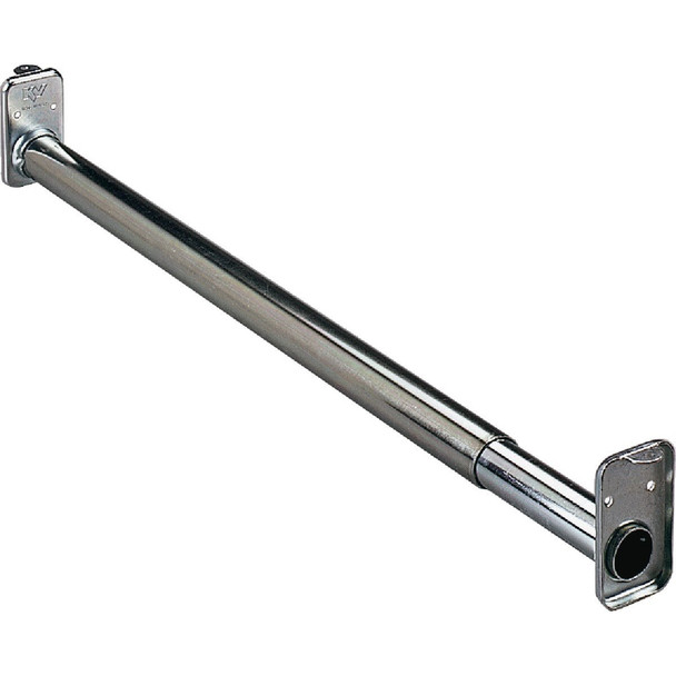 KV2 ZC 18 Knape & Vogt 18 In. to 30 In. Adjustable Closet Rod, Zinc