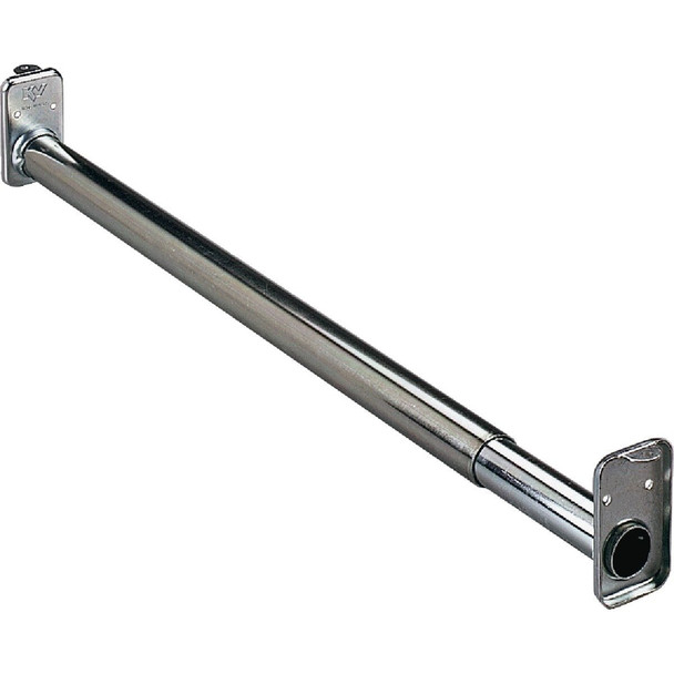 KV2 ZC 30 Knape & Vogt 30 In. to 48 In. Adjustable Closet Rod, Zinc