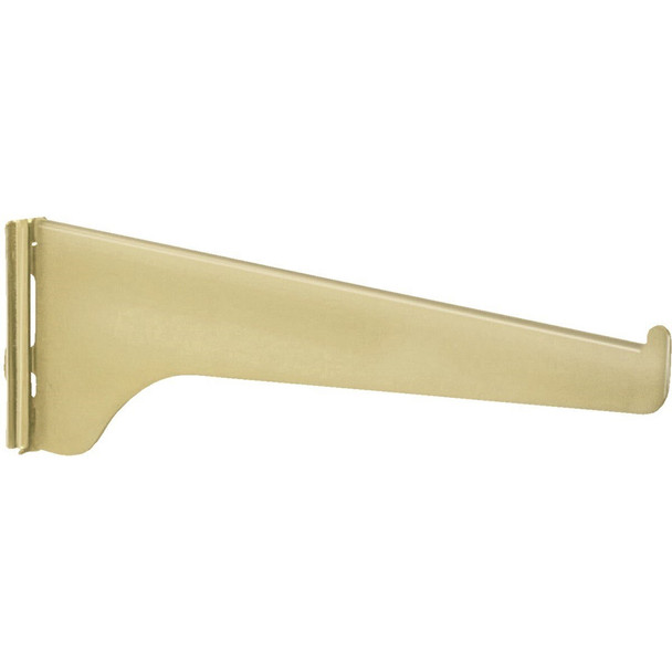 180 BR 12 Knape & Vogt 180 Series 12 In. Brass Steel Regular-Duty Single-Slot Shelf Bracket
