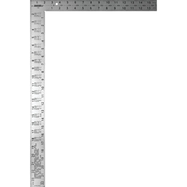 CS9 Johnson Level 16 In. x 24 In. Steel Professional Easy-Read Carpenter's Square with Tables