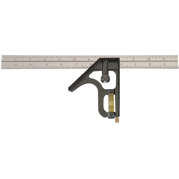 400EM Johnson Level 12 In. English/Metric Professional Combination Square