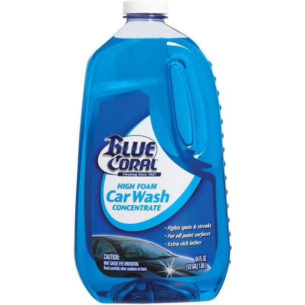 WC107G Blue Coral 64 Oz. Liquid High Foam Concentrate Car Wash